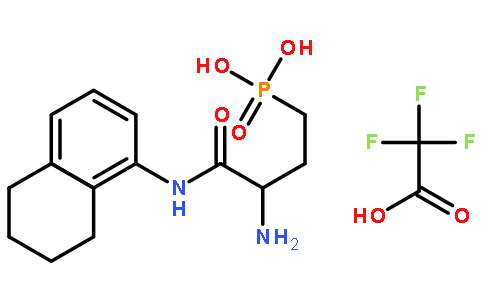 {(3S)-3-Amino-4-[(3-hexylphenyl)amino]-4-oxobutyl}phosphonic acid trifluoroacetate (1:1)