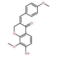 (E)-7-羥基-8-甲氧基-3-(4-甲氧基苯亞甲基)色滿-4-酮