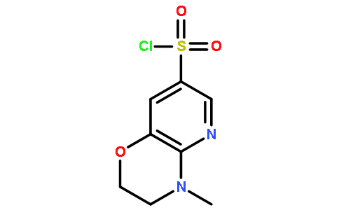 4-Methyl-3,4-dihydro-2h-pyrido[3,2-b][1,4]oxazine-7-sulfonyl chloride