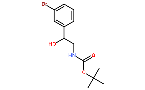 N-Boc-2-(3-溴苯基)-2-羟基乙胺