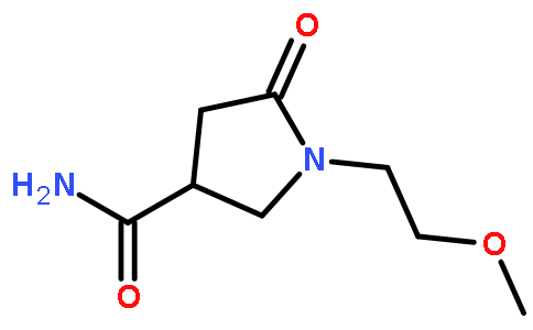 1-(2-甲氧基乙基)-2-氧代吡咯烷-4-甲酰胺
