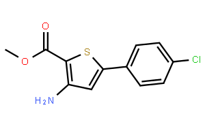 3-氨基-5-(4-氯苯基)噻吩-2-甲酸甲酯