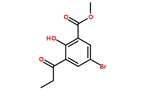 methyl 5-bromo-2-hydroxy-3-propionylbenzoate