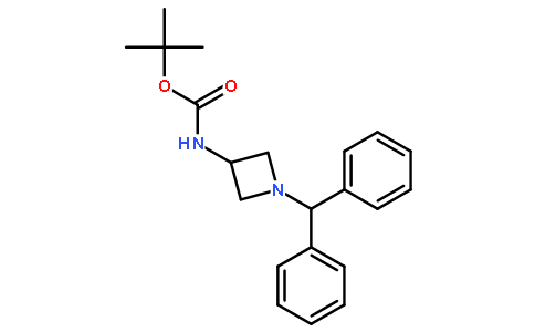 1-二苯甲基氮杂环丁烷-3-氨基甲酸叔丁酯