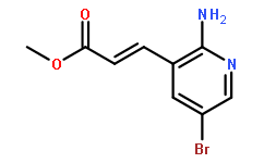 3-(2-氨基-5-溴-吡啶-3-基)丙烯酸甲酯