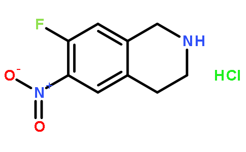 7-Fluoro-6-nitro-1,2,3,4-tetrahydroisoquinoline hydrochloride