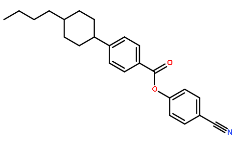 反式-4-(4-丁基环己基)苯甲酸对氰基苯酚酯