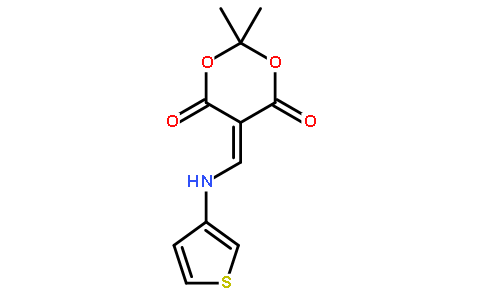2,2-Dimethyl-5-((thiophen-3-ylamino)methylene)-1,3-dioxane-4,6-dione
