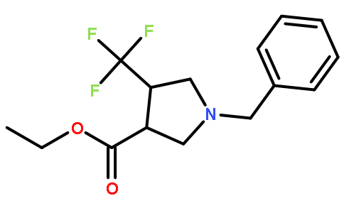 Ethyl 1-benzyl-4-(trifluoromethyl)pyrrolidine-3-carboxylate