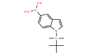 (1-(叔丁基二甲基硅烷基)-1H-吲哚-5-基)硼酸