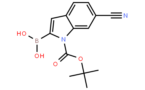 (1-(tert-Butoxycarbonyl)-6-cyano-1H-indol-2-yl)boronic acid