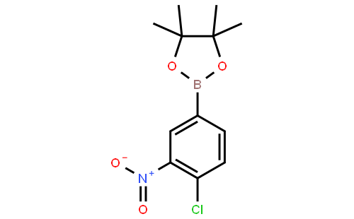 4-Chloro-3-nitrophenylboronic acid, pinacol ester