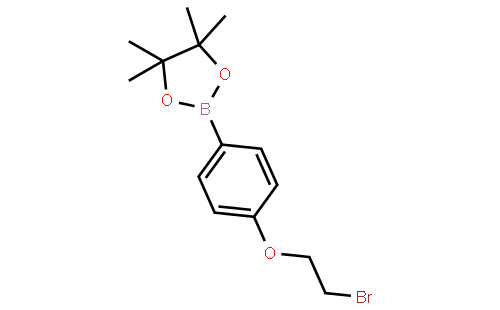 2-(4-(2-Bromoethoxy)phenyl)-4,4,5,5-tetramethyl-1,3,2-dioxaborolane