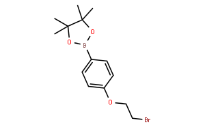 2-(4-(2-溴乙氧基)苯基)-4,4,5,5-四甲基-1,3,2-二氧硼杂环戊烷