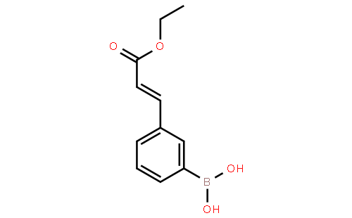 (E)-(3-(3-Ethoxy-3-oxoprop-1-en-1-yl)phenyl)boronic acid