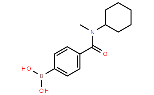 (4-(Cyclohexyl(methyl)carbamoyl)phenyl)boronic acid