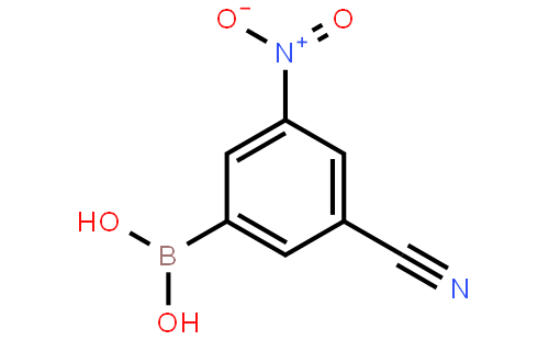 3-氰基-5-硝基苯基硼酸