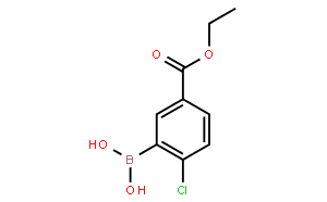 2-氯-5-乙氧基羰基苯硼酸