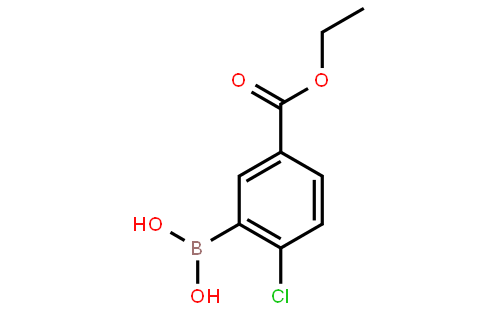 2-Chloro-5-(ethoxycarbonyl)phenylboronic acid