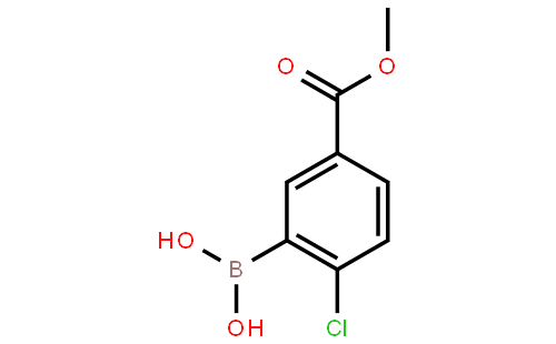 2-Chloro-5-(methoxycarbonyl)phenylboronic acid