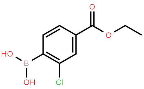 2-Chloro-4-(ethoxycarbonyl)phenylboronic acid