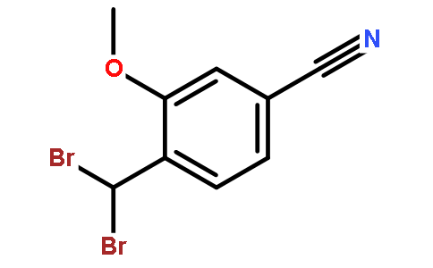4-(Dibromomethyl)-3-methoxybenzonitrile