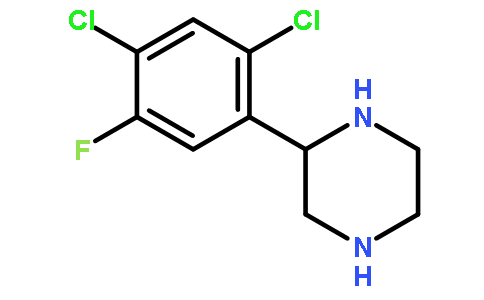 2-(2,4-Dichloro-5-fluorophenyl)piperazine