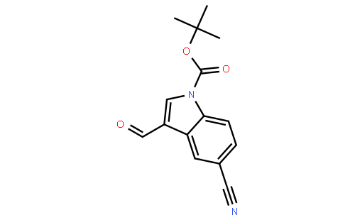 tert-Butyl 5-cyano-3-formyl-1H-indole-1-carboxylate