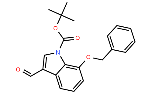 tert-Butyl 7-(benzyloxy)-3-formyl-1H-indole-1-carboxylate