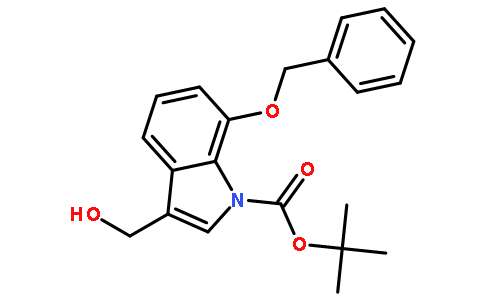 tert-Butyl 7-(benzyloxy)-3-(hydroxymethyl)-1H-indole-1-carboxylate