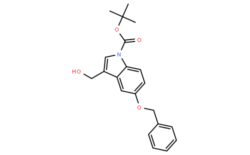tert-Butyl 5-(benzyloxy)-3-(hydroxymethyl)-1H-indole-1-carboxylate
