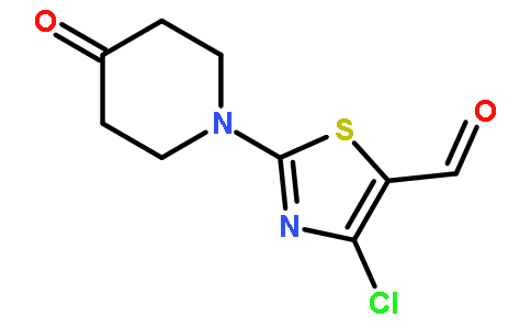 4-Chloro-2-(4-oxopiperidin-1-yl)thiazole-5-carbaldehyde