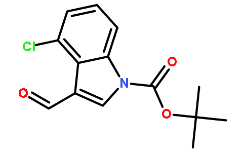 tert-Butyl 4-chloro-3-formyl-1H-indole-1-carboxylate