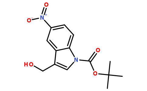tert-Butyl 3-(hydroxymethyl)-5-nitro-1H-indole-1-carboxylate