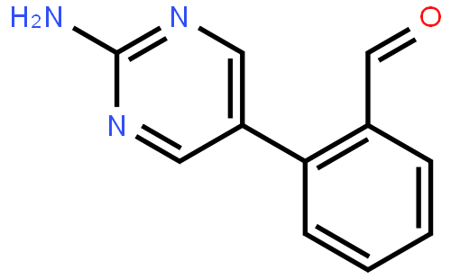 2-(2-Aminopyrimidin-5-yl)benzaldehyde