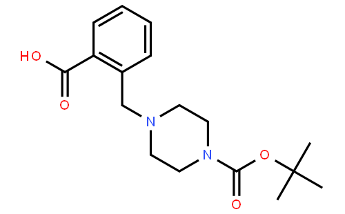 2-((4-(tert-Butoxycarbonyl)piperazin-1-yl)methyl)benzoic acid