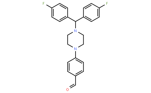 4-(4-(Bis(4-fluorophenyl)methyl)piperazin-1-yl)benzaldehyde