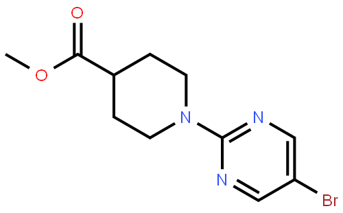Methyl 1-(5-bromopyrimidin-2-yl)piperidine-4-carboxylate