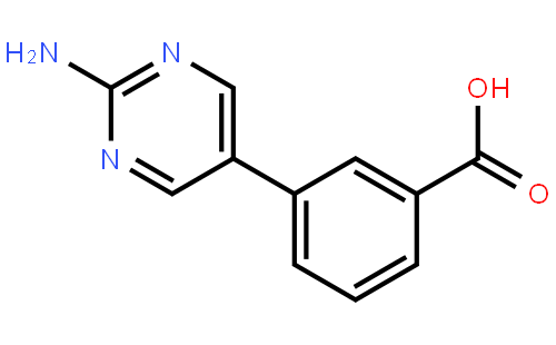 3-(2-氨基嘧啶-5-基)苯甲酸