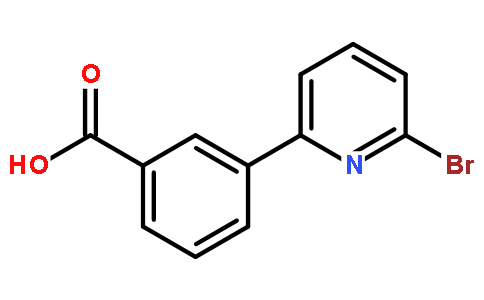 3-(6-溴吡啶-2-基)苯甲酸