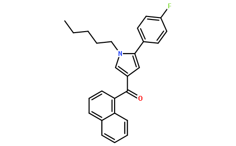 (5-(4-氟苯基)-1-戊基-1H-吡咯-3-基)(萘-1-基)甲酮