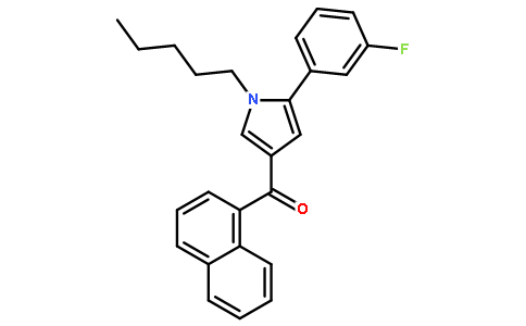 (5-(3-氟苯基)-1-戊基-1H-吡咯-3-基)(萘-1-基)甲酮