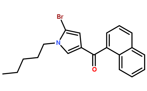 (5-Bromo-1-pentyl-1H-pyrrol-3-yl)(naphthalen-1-yl)methanone