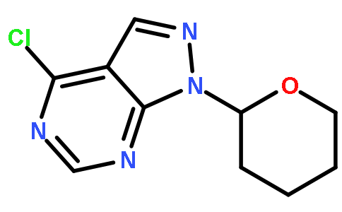 4-Chloro-1-(tetrahydro-2H-pyran-2-yl)-1H-pyrazolo[3,4-d]pyrimidine