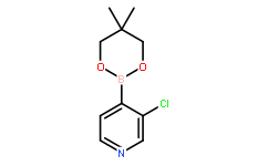 3-氯-4-(5,5-二甲基-1,3,2-二氧硼杂环己烷-2-基)吡啶