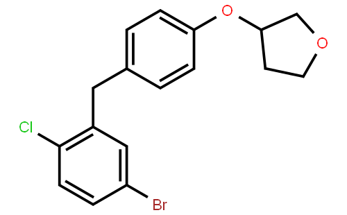 (3S)-3-[4-[(5-溴-2-氯苯基)甲基]苯氧基]四氢呋喃