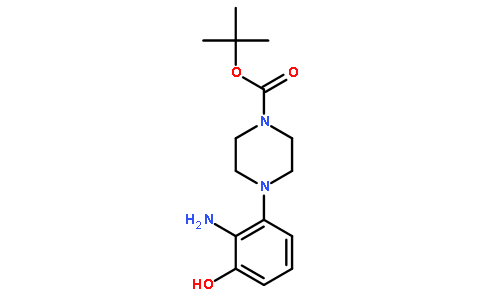 1-Piperazinecarboxylic acid, 4-(2-amino-3-hydroxyphenyl)-, 1,1-dimethylethyl ester