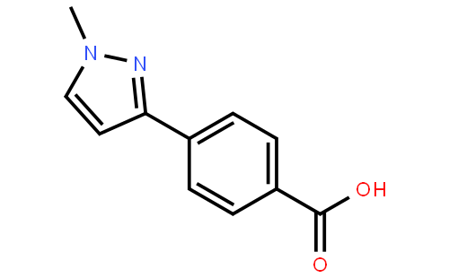 4-(1-Methyl-1H-pyrazol-3-yl)benzoic acid