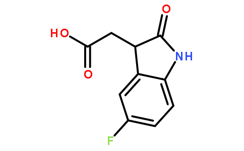 2-(5-Fluoro-2-oxoindolin-3-yl)acetic acid