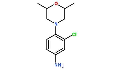 3-CHLORO-4-(2,6-DIMETHYL-4-MORPHOLINYL)ANILINE